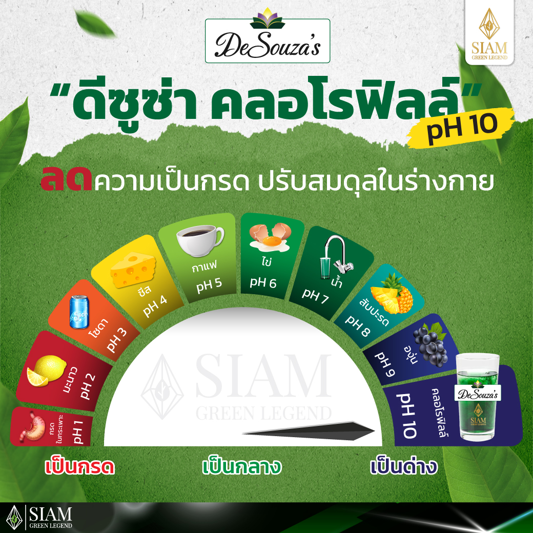 ดีซูซ่า คลอโรฟิลล์ ph10